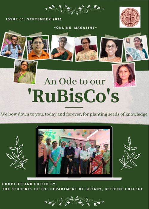 An Ode to our RuBisCo's : Issue 01 - Sept 2021