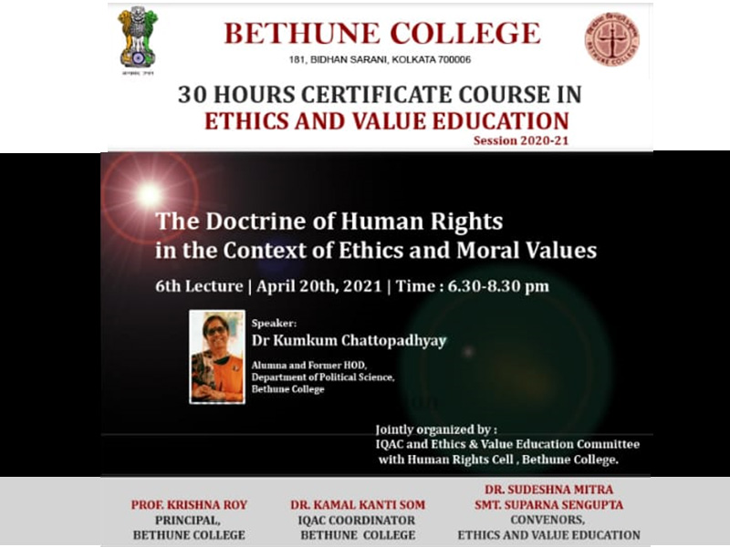 Ethics and Value Education